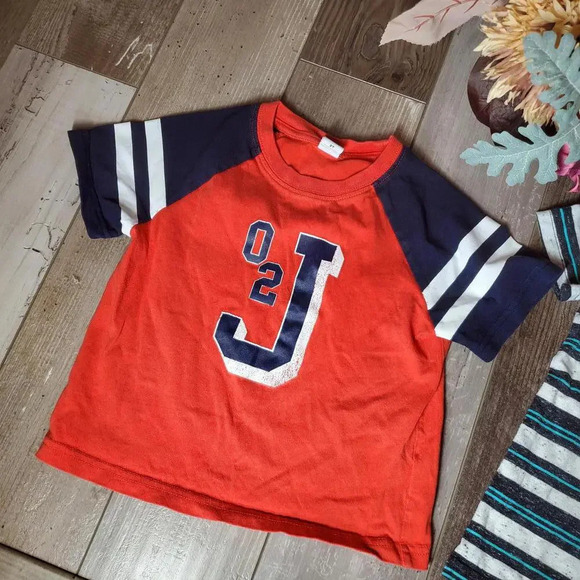 Janie and Jack and Jumping Beans Toddler Boy Shirt Bundle Size 2T Blue Red - Picture 5 of 12